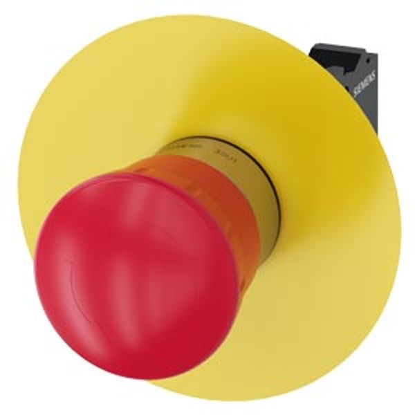 EMERGENCY STOP mushroom pushbutton,... image 1