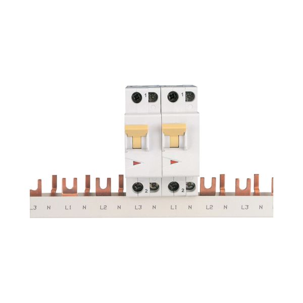 Phase busbar, 4-phases, 16qmm, fork connector+pin, 1m image 7