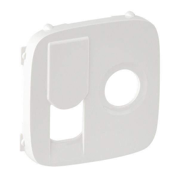 Cover plate Valena Allure - TV socket 0-2400 MHz + RJ 45 Cat. 6 UTP - white image 1