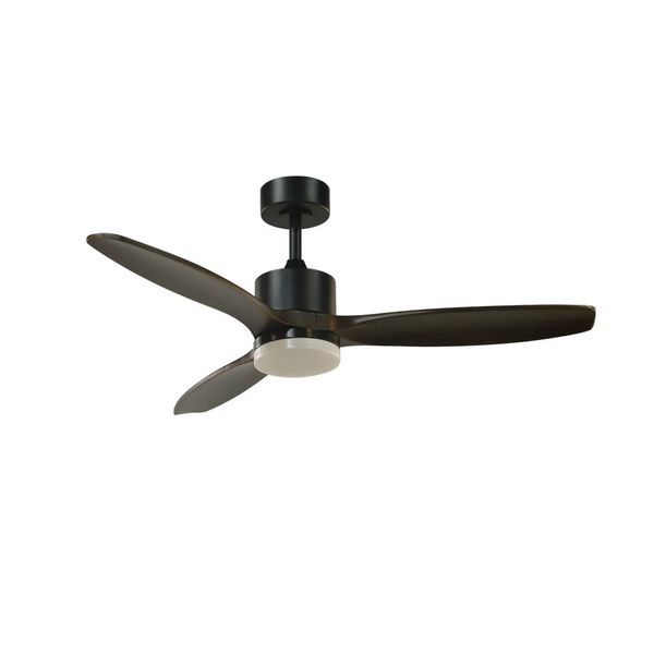 Terre LED Ceiling Fan 22W 1600Lm CCT Black image 1