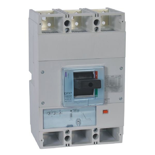 MCCB DPX³ 1600 - S1 electronic release - 3P - Icu 36 kA (400 V~) - In 1250 A image 1