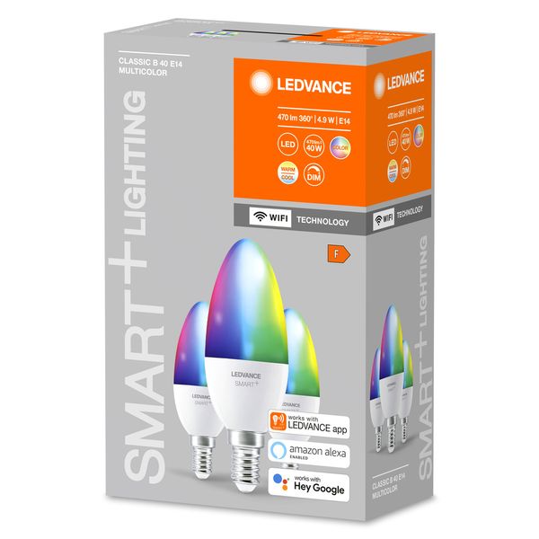 SMART+ WiFi Candle Multicolour 40 4.9 W/2700…6500 K E14 image 9