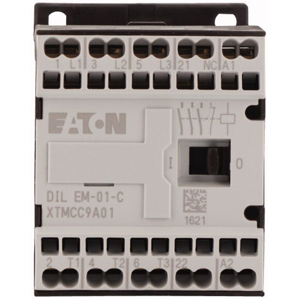 Contactor, 230 V 50/60 Hz, 3 pole, 380 V 400 V, 4 kW, Contacts N/C = N image 2