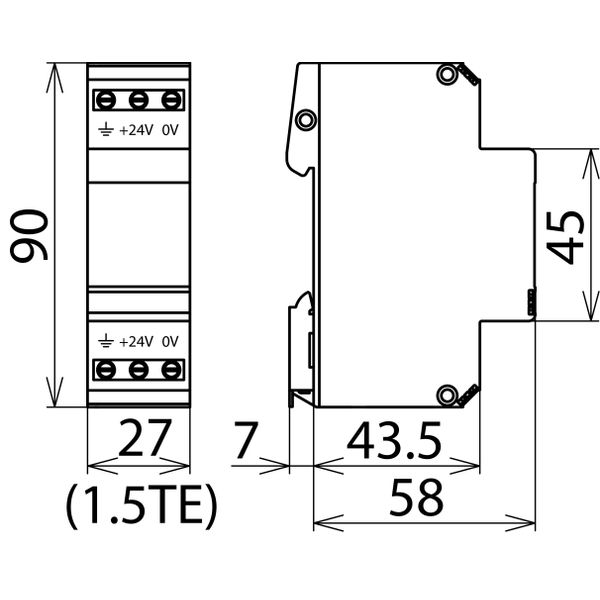 Combined arrester BLITZDUCTOR VT for d.c. voltage supplies image 2