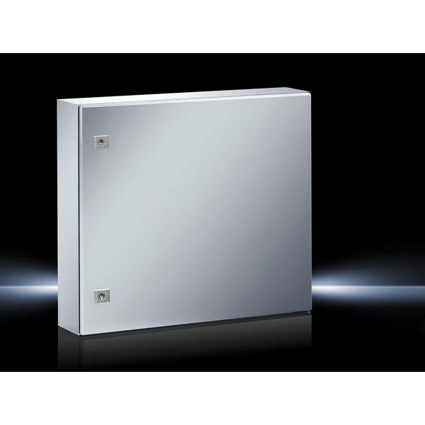 KE Ex enclosure, WHD: 600x600x210 mm, Stainless steel 1.4301 image 1