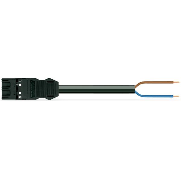 pre-assembled connecting cable Eca Plug/open-ended black image 7