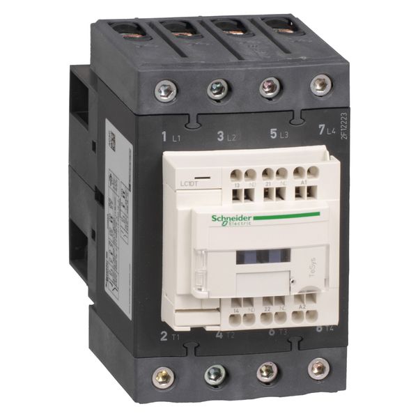 TeSys Deca contactor - 4P(4 NO) - AC-1 - = 440 V 60 A - 230 V AC 50/60 Hz coil image 1