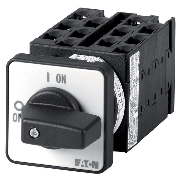 Star-delta switches, T0, 20 A, flush mounting, 6 contact unit(s), Contacts: 11, 60 °, maintained, With 0 (Off) position, 0-Y-1-D, Design number 15083 image 1