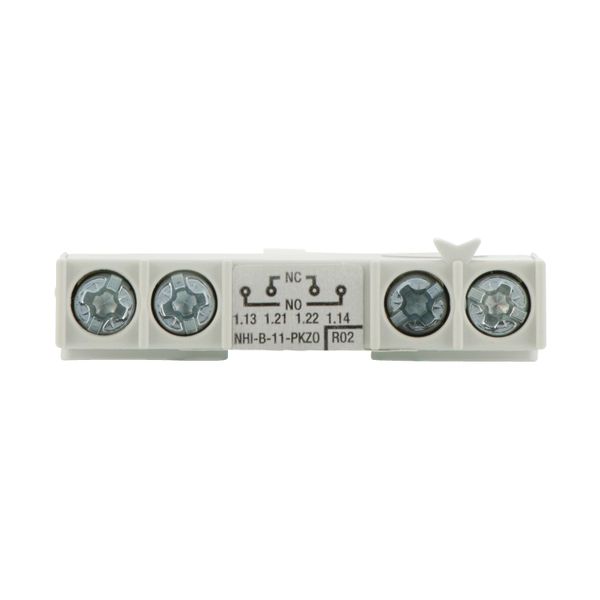 Standard auxiliary contact, 1 N/O, 1 NC, Can be fitted to the front, Screw terminals image 13