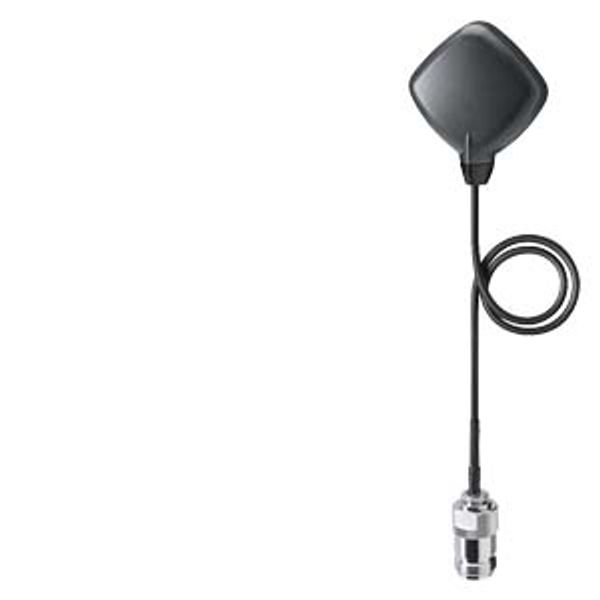 GPS Antenna with integrated signal amplifier, for remote mounting with 30 cm. cable and  6GK6000-8NP01-1AA0 image 2