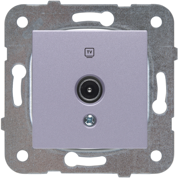 Karre Plus-Arkedia Silver TV Socket Unresisting image 1