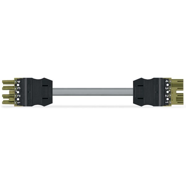 pre-assembled interconnecting cable;Eca;Socket/plug;light green image 1