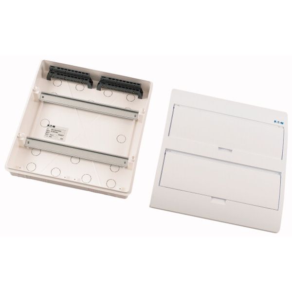 ECO Compact distribution board, flush mounting, 2-rows, 18 MU, IP40 image 3