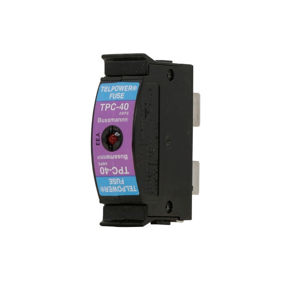 Eaton Bussmann series TPC telecommunication fuse, 80 Vdc, 125A, 100 kAIC, Non Indicating, Compact, Current-limiting image 5