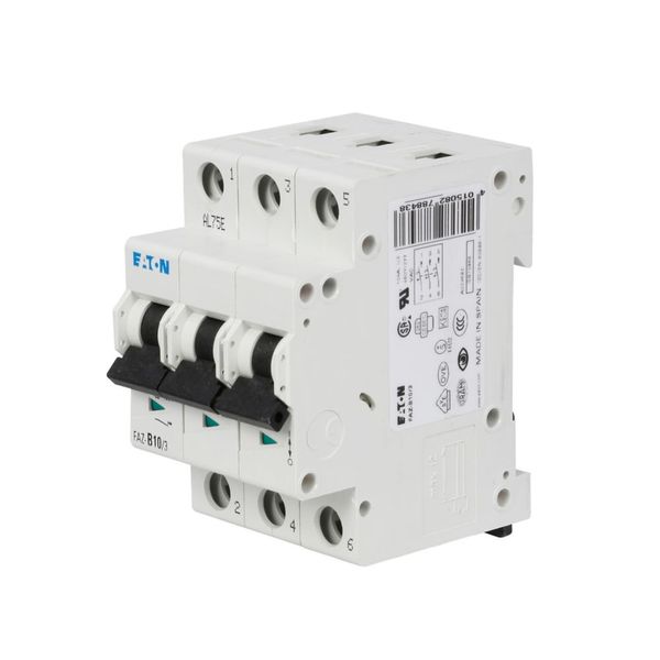 Miniature circuit breaker (MCB), 15 A, 3p, characteristic: D image 10