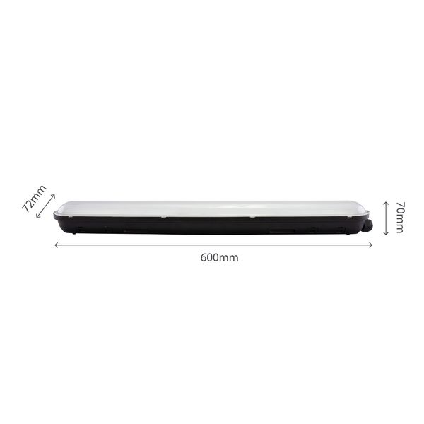 LIMEA GIGANT HERMETYK 600mm 20W NW 230V 120st IP65 IK09 600x72x70mm BLACK image 19