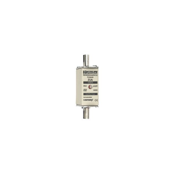 Fuse-link NH000 gG 690VAC 35A live tags Double indicator image 1