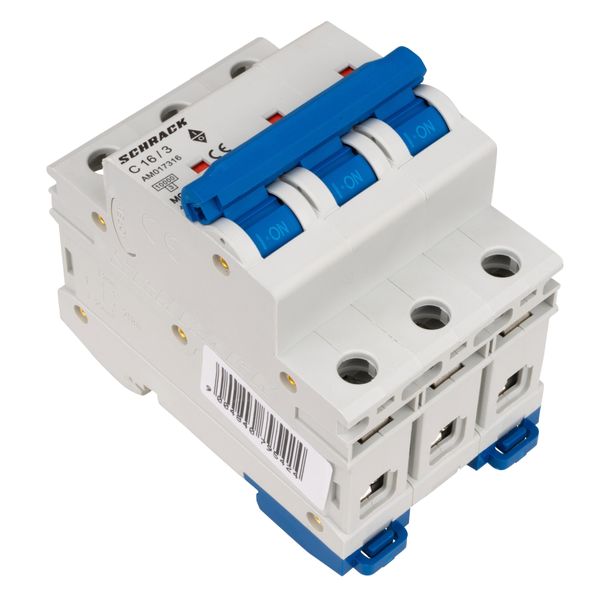 Miniature Circuit Breaker (MCB) AMPARO 10kA, C 16A, 3-pole image 4