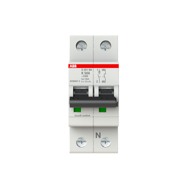 S201-K50NA Miniature Circuit Breaker - 1+NP - K - 50 A image 4