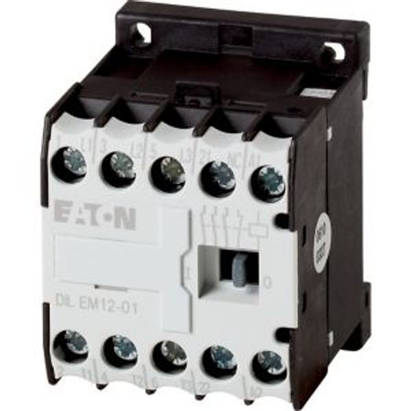 Contactor, 24 V 50 Hz, 3 pole, 380 V 400 V, 5.5 kW, Contacts N/C = Normally closed= 1 NC, Screw terminals, AC operation image 5