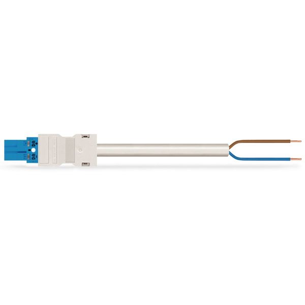 pre-assembled connecting cable Eca Plug/open-ended blue image 2