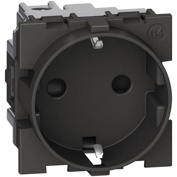 L.NOW - GERMAN SOCKET 2P+T BLACK image 1