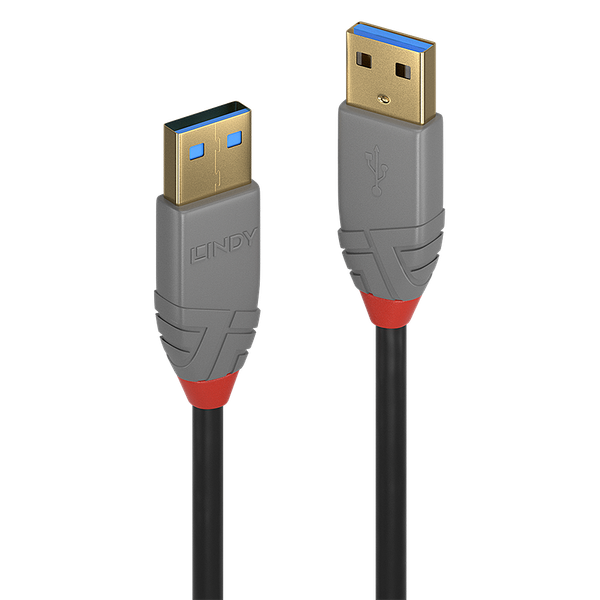 1m USB 3.2 Type A Cable, 5Gbps, Anthra Line USB Type A Male to A Male image 1