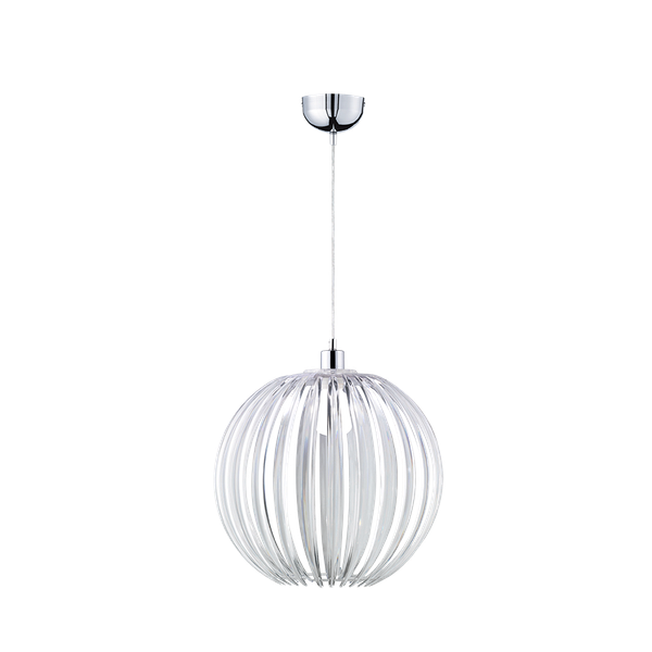 Zucca pendant 40 cm E27 transparent image 1