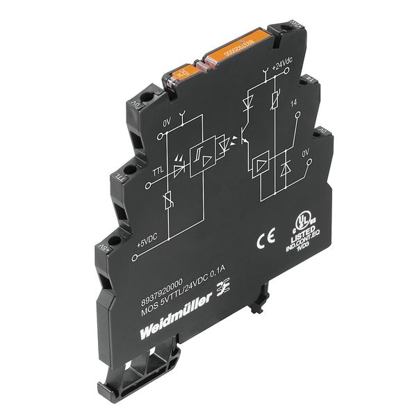 Solid-state relay, 5 V TTL, Varistor, Reverse polarity protection 24 V image 1