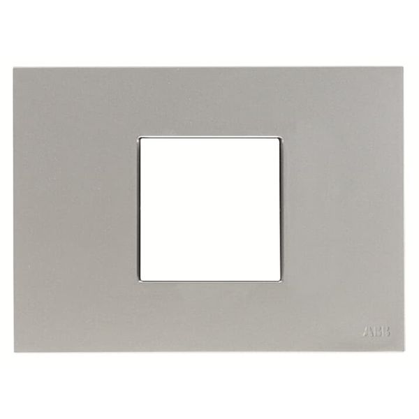 N2372.1 PL Frame 2 modules 1gang Silver - Zenit image 1