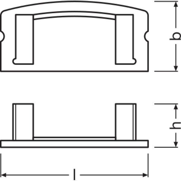 Flat Profiles for LED Strips -PF04/EC image 2