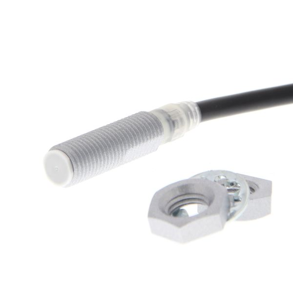 Proximity sensor, inductive, brass-nickel, Spatter-coating, M8, shield E2E 8480R image 2