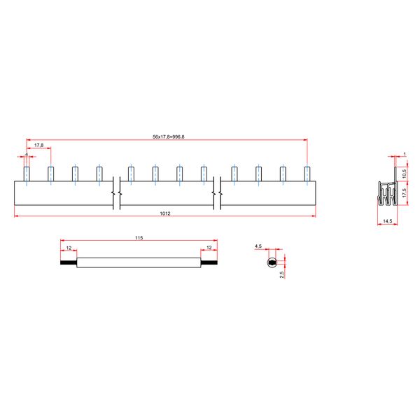 Small Connect, Wiring Set 3+N, 10mmý, for MCB 1+N/1MW image 10