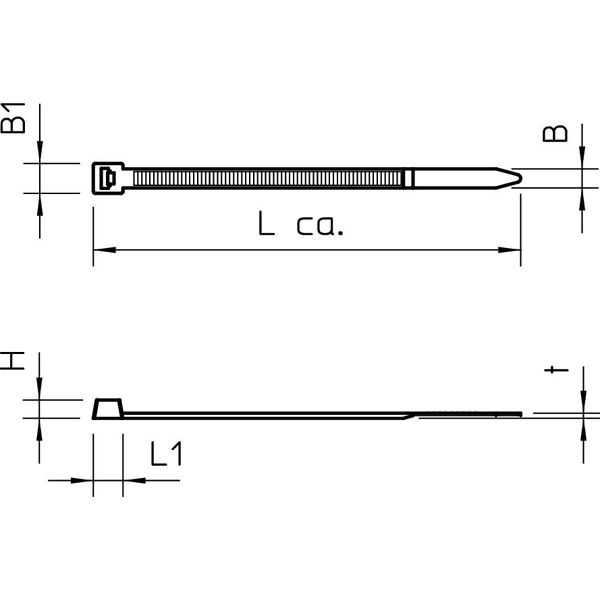 565 3.6x290 SWUV Cable ties UV-resistant 3,6x290mm image 2