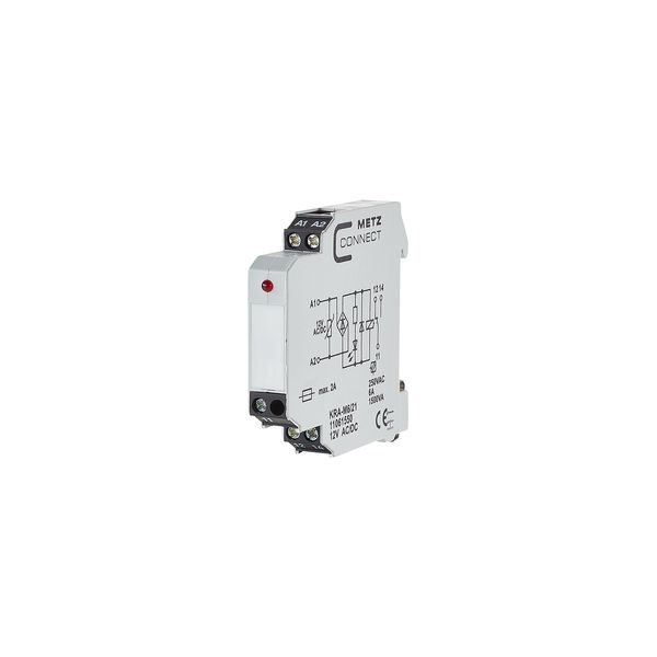 KRA-M6/21, 1 changeover contact, 12 V AC/DC image 1