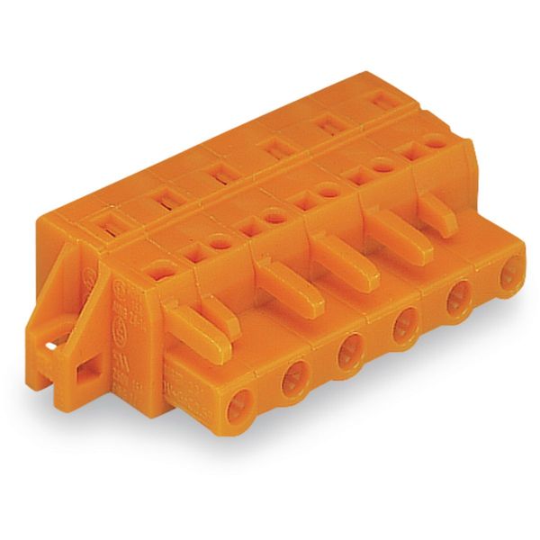 1-conductor female connector CAGE CLAMP® 2.5 mm² orange image 4