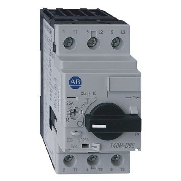 Allen-Bradley 140M-D8N-B25 MCP, Standard Magnetic Trip (Fixed at 13 x le), 2.5 A, High Performance, Frame Size D image 1