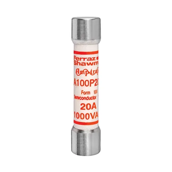 High Speed Fuse Amp-Trap® A100P 1000VAC 750VDC 20A Ferrule image 1