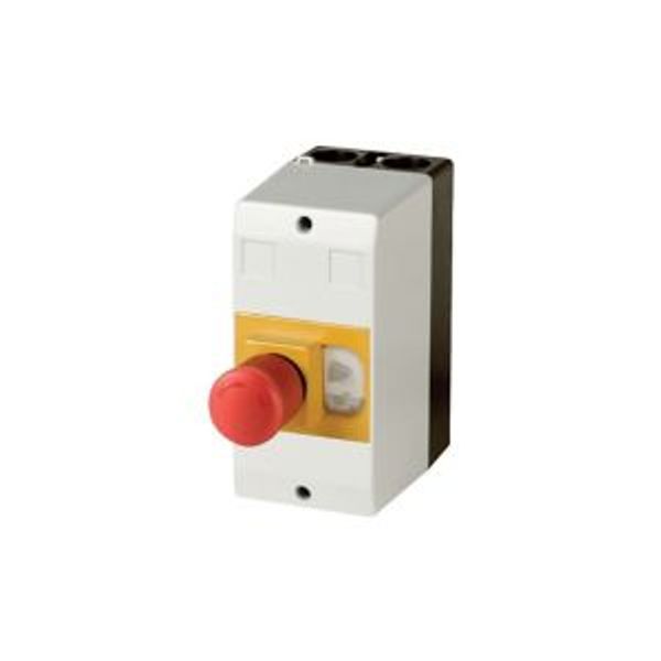 Insulated enclosure, IP65_x, +emergency switching off mushroom push-button, for PKZ01 image 4