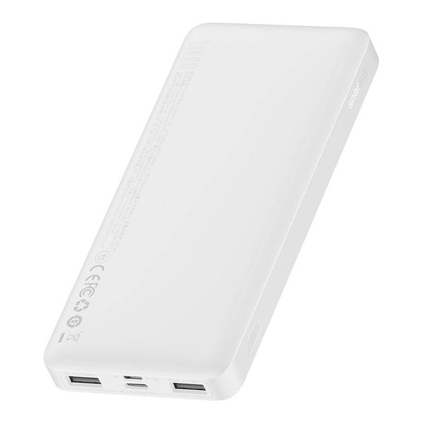 LiPo PowerBank 10000mAh 5V 3A USB + USB C Bipow white BASEUS image 2