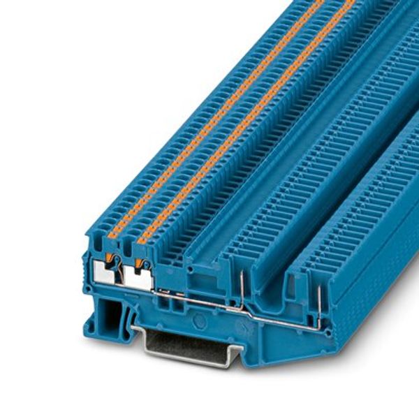 PT 1,5/S-QUATTRO/2P BU - Feed-through terminal block image 1