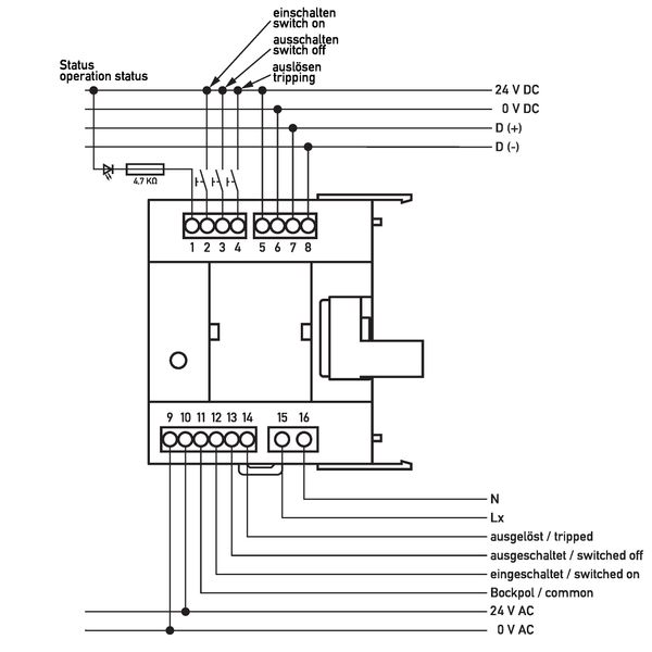 Angled plug, 32A4p9h230V, IP44 image 4