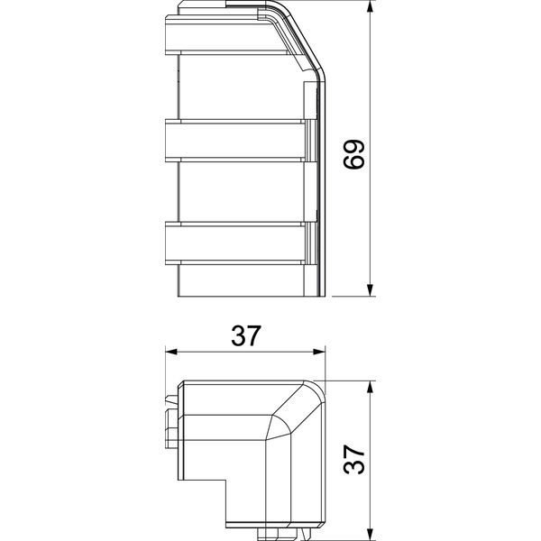 SL AE2070 cws External corner SL 20x70 9001 image 2