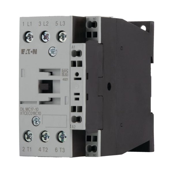 Contactor, 3 pole, 380 V 400 V 7.5 kW, 1 N/O, 230 V 50 Hz, 240 V 60 Hz, AC operation, Spring-loaded terminals image 15
