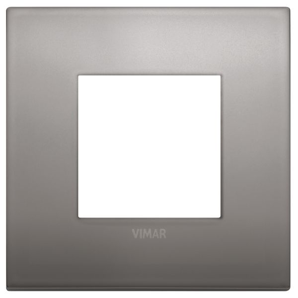 Classic plate 2M metal black nickel image 1