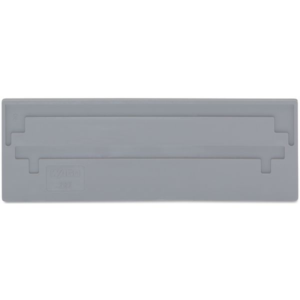 Separator plate 2 mm thick oversized gray image 1