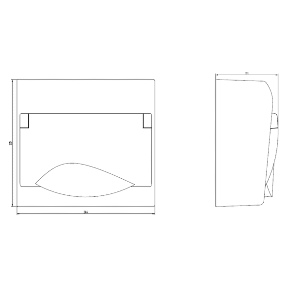 GREEN BOX 1x8+2 PE+N SURFACE MOUNTED image 4