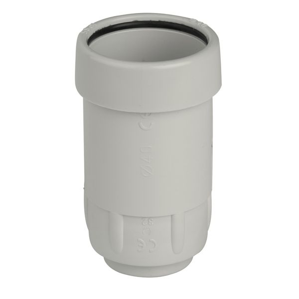 CONDUIT TO SHEAT COUPLING IP65 GREY D.40 image 1