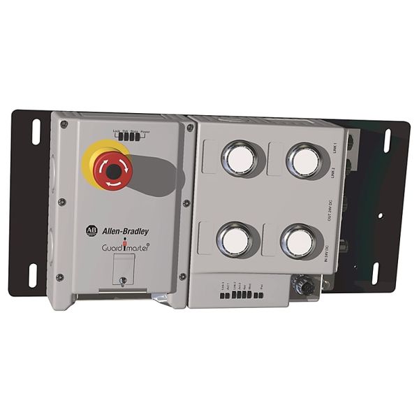 Lock Module and Handle Set,Access Box,Ethernet, Power to Lock,Unique,Left,Enabling Switch,Estop, 4 Push Buttons,Custom IP Address,Labels,Plug image 1