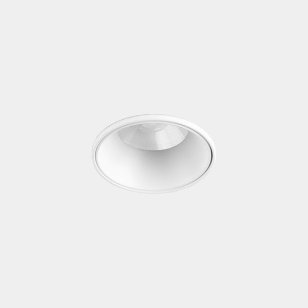 Downlight Play High Visual Comfort Mini Round Fixed Trimless 1.5W LED warm-white 2700K CRI 80 7.7º ON-OFF White IP54 115lm image 1